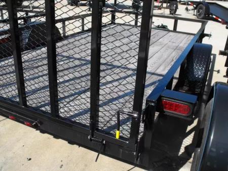 New Utility Trailer 77 X 12 Rear Spring Assisted Gate