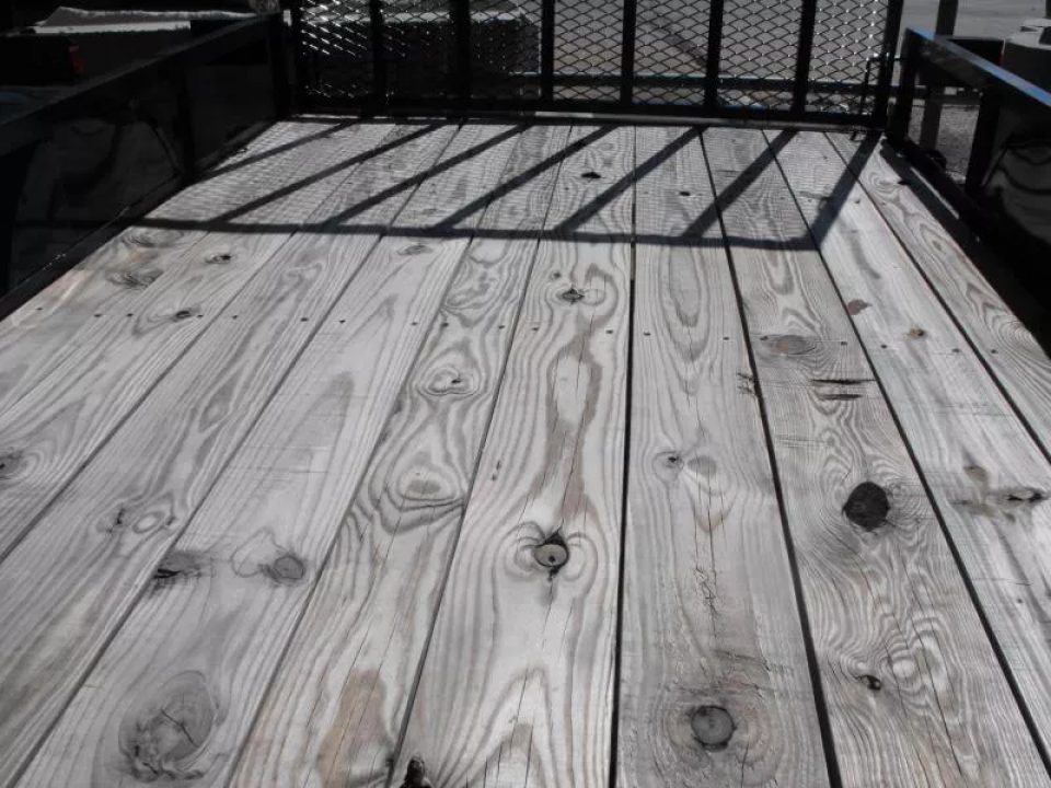 New Utility Trailer 6 X 10 Rear Spring Loaded Ramp 2990  Axle