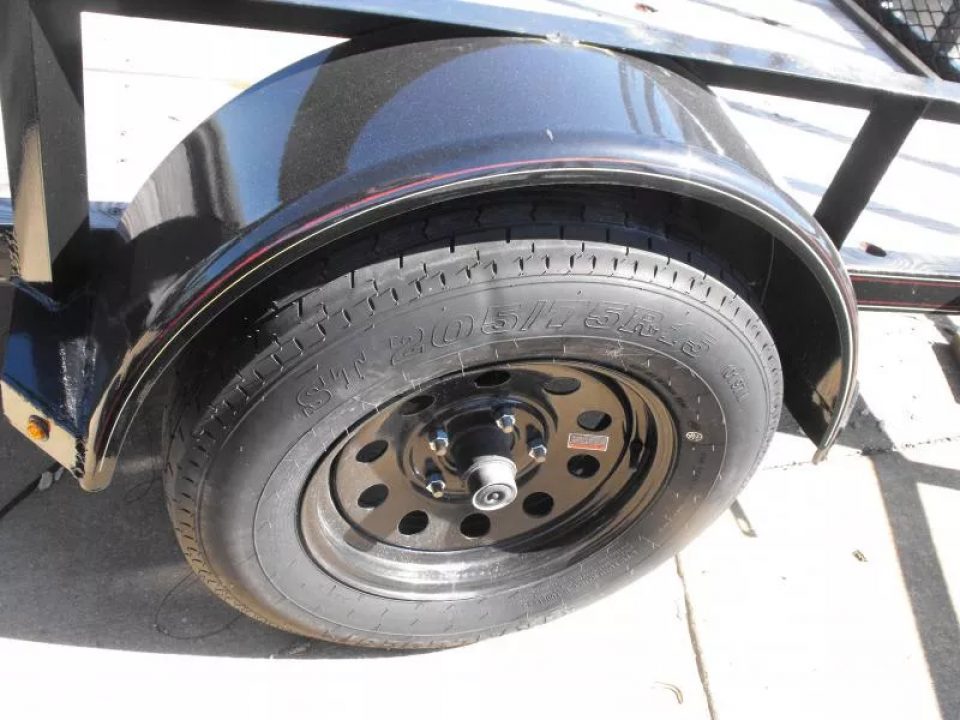 New Utility Trailer 6 X 10 Rear Spring Loaded Ramp 2990  Axle