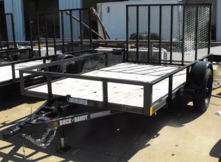 New Utility Trailer 6 X 10 Rear Spring Loaded Ramp 2990  Axle