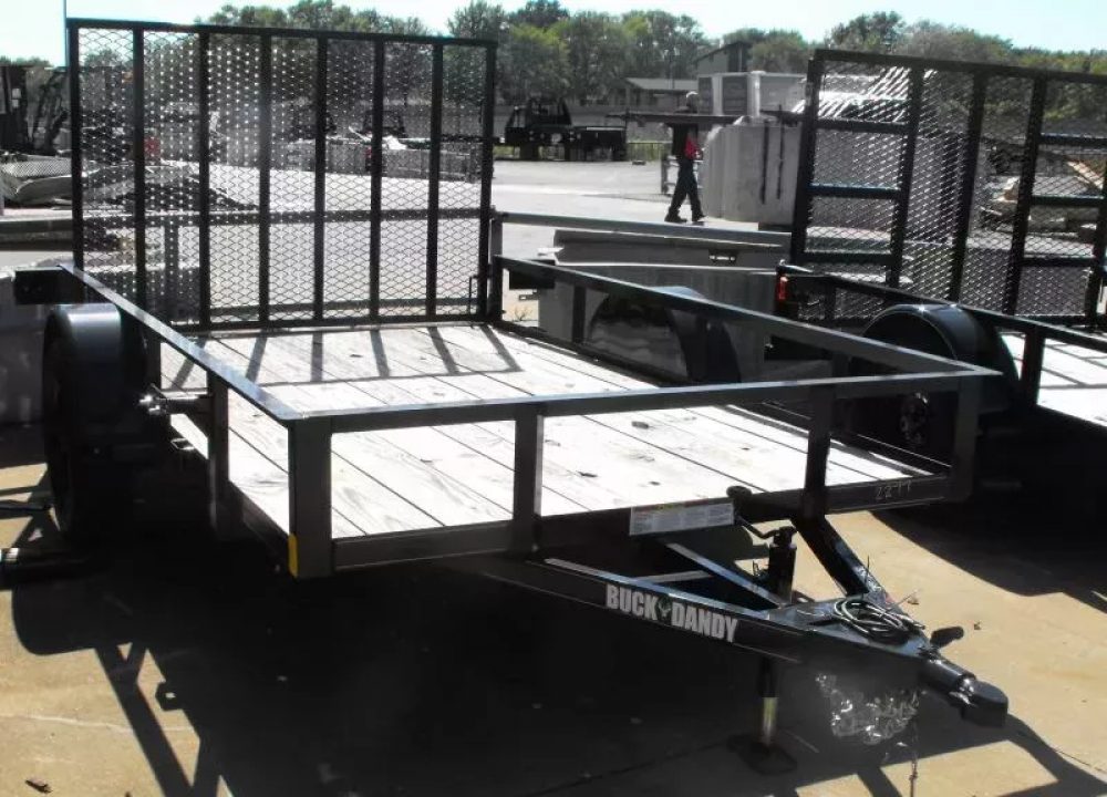 New Utility Trailer 6 X 10 Rear Spring Loaded Ramp 2990  Axle