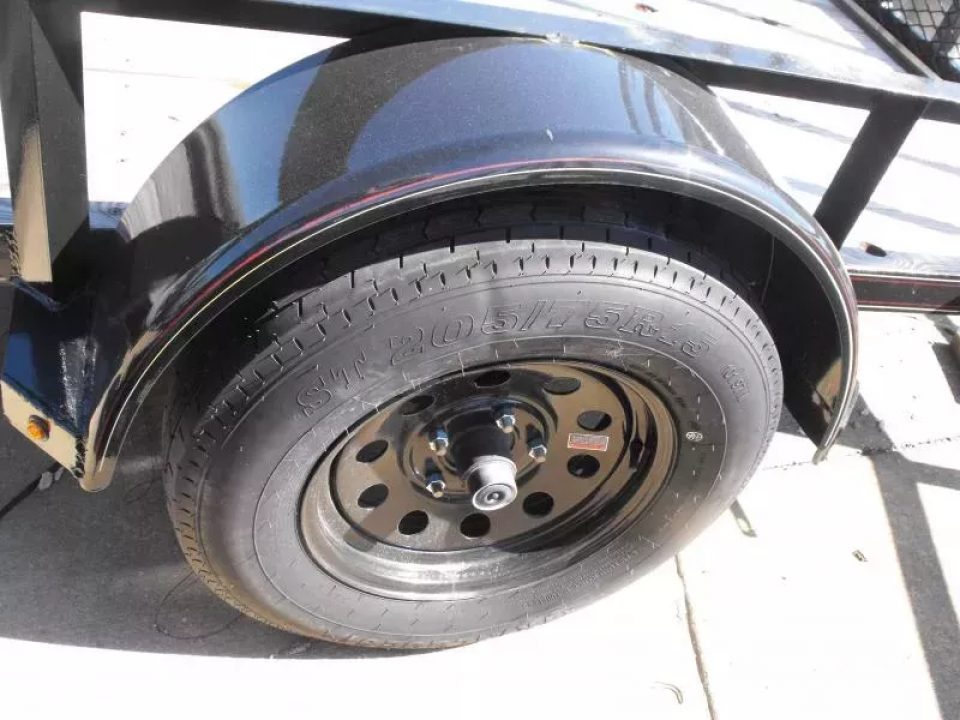 New Utility Trailer 6 X 10 Rear Spring Loaded Ramp 2990  Axle