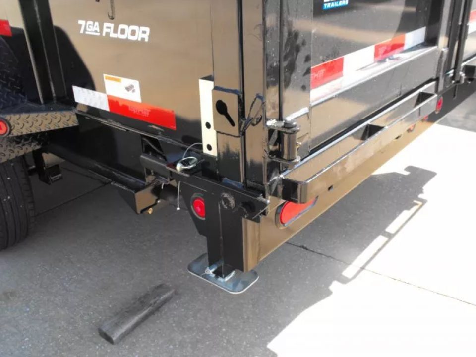 New DUMP TRAILER 83 X 16 2' WALLS 14000 GVWR Slipper Springs 30 Watt Solar