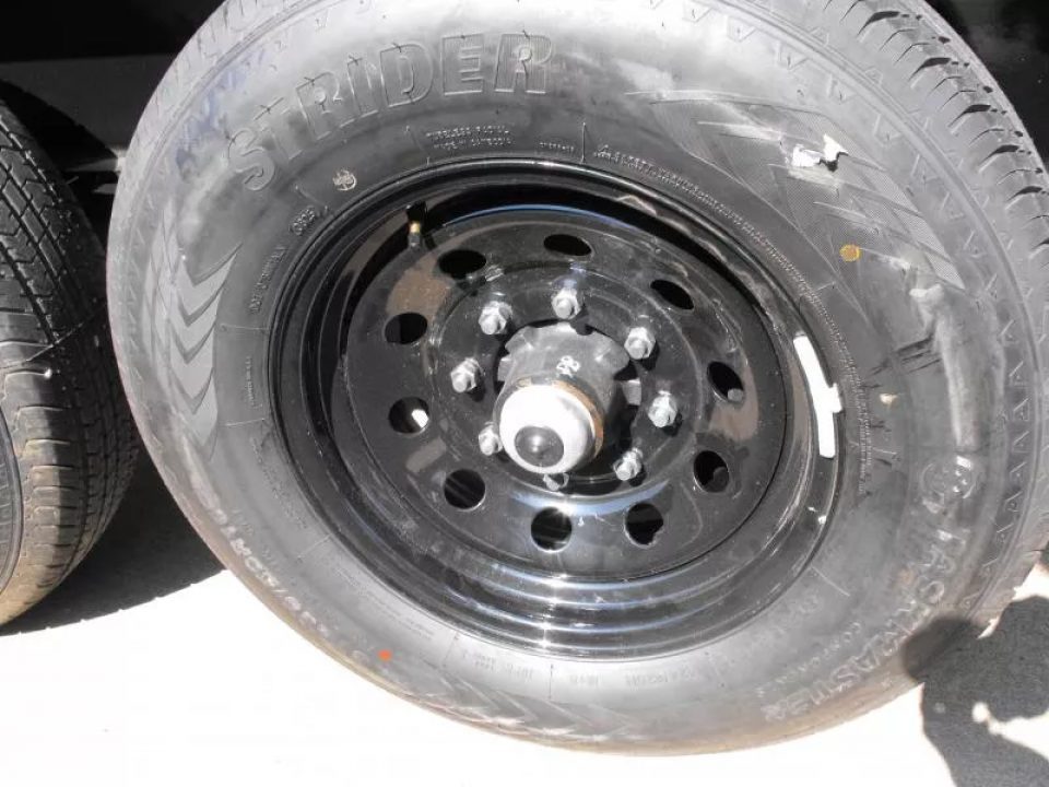 New DUMP TRAILER 83 X 16 2' WALLS 14000 GVWR Slipper Springs 30 Watt Solar