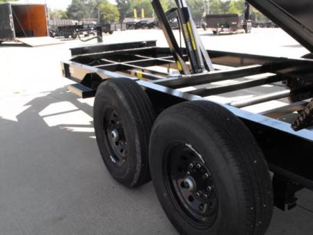 New DUMP TRAILER 83 X 16 2' WALLS 14000 GVWR Slipper Springs 30 Watt Solar