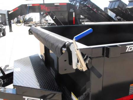 New DUMP TRAILER 83 X 16 2' WALLS 14000 GVWR Slipper Springs 30 Watt Solar