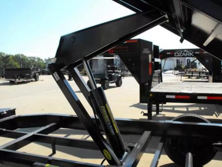 New DUMP TRAILER 83 X 16 2' WALLS 14000 GVWR Slipper Springs 30 Watt Solar