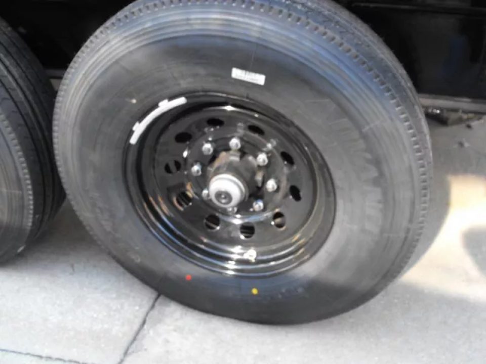 New Dump Trailer 83 X 16 14K 4' Walls Tarp 7 Gauge Floor I-Beam 30 Watt Pnl