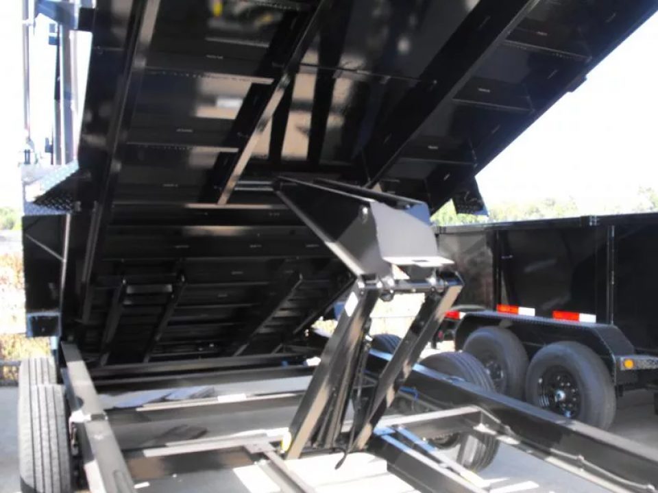 New Dump Trailer 83 X 16 14K 4' Walls Tarp 7 Gauge Floor I-Beam 30 Watt Pnl