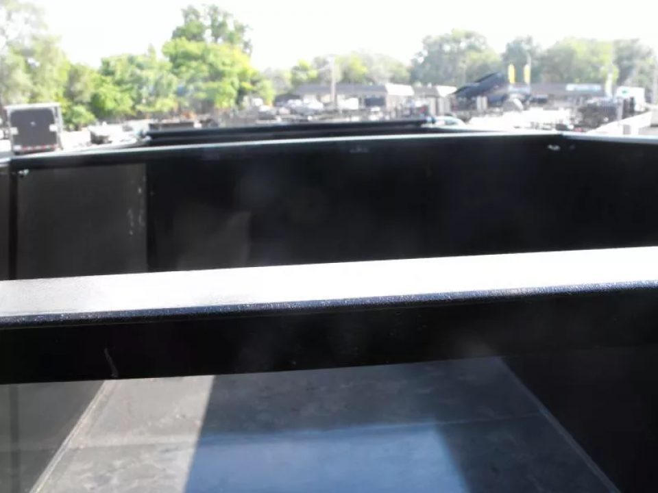 New Dump Trailer 83 X 16 14K 4' Walls Tarp 7 Gauge Floor I-Beam 30 Watt Pnl