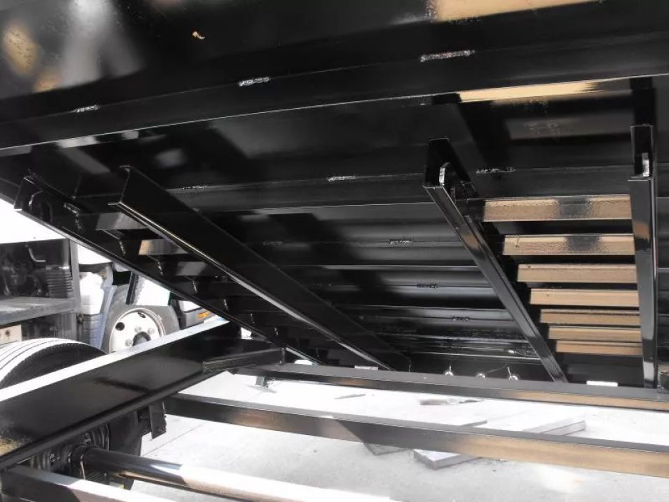 New Dump Trailer 83 X 16 14K 4' Walls Tarp 7 Gauge Floor I-Beam 30 Watt Pnl