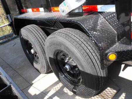 New Dump Trailer 83 X 16 14K 4' Walls Tarp 7 Gauge Floor I-Beam 30 Watt Pnl