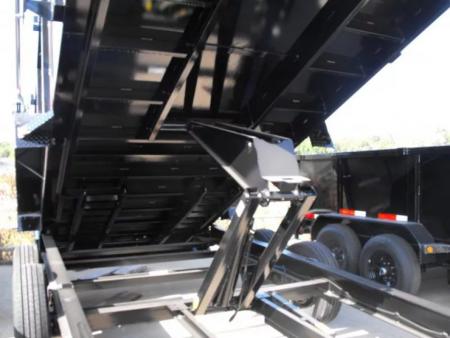New Dump Trailer 83 X 16 14K 4' Walls Tarp 7 Gauge Floor I-Beam 30 Watt Pnl