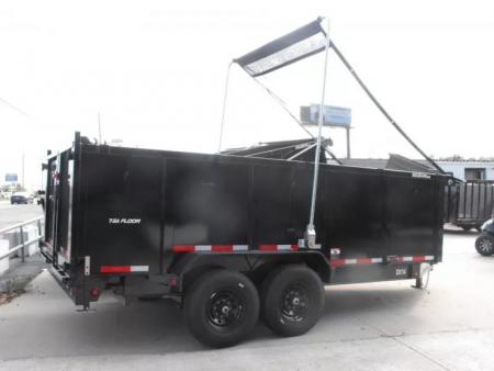 New Dump Trailer 83 X 16 14K 4' Walls Tarp 7 Gauge Floor I-Beam 30 Watt Pnl