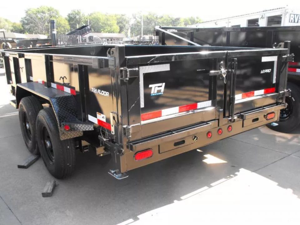 New Dump Trailer Telescopic Lift 83 X 14 Spreader Gate 14000 GVWR