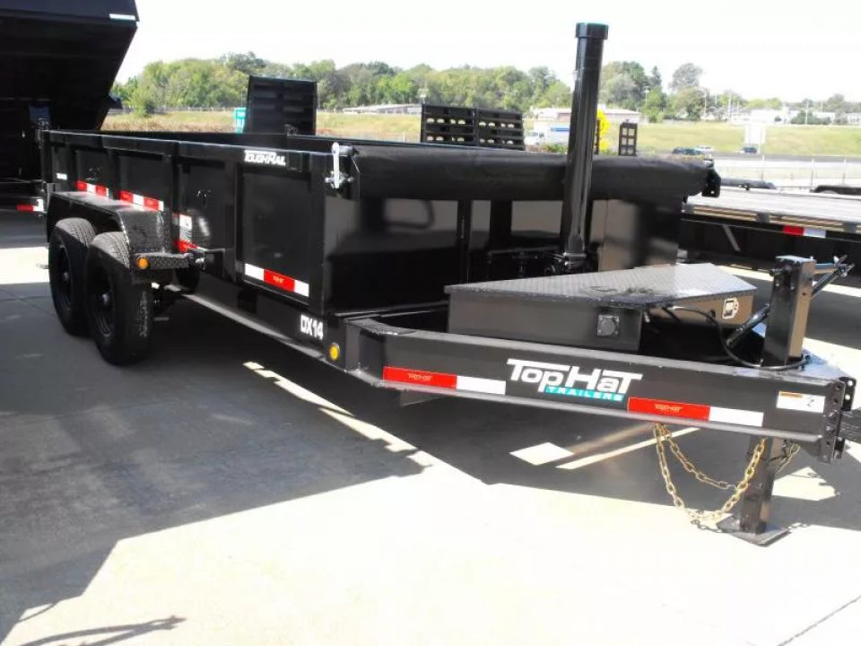 New Dump Trailer Telescopic Lift 83 X 14 Spreader Gate 14000 GVWR