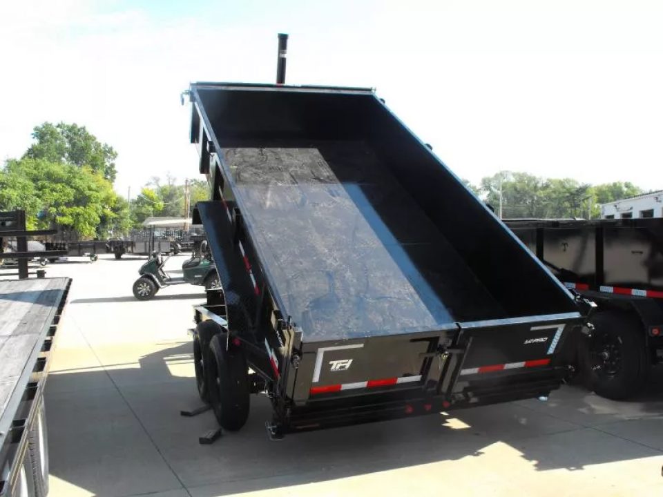 New Dump Trailer Telescopic Lift 83 X 14 Spreader Gate 14000 GVWR