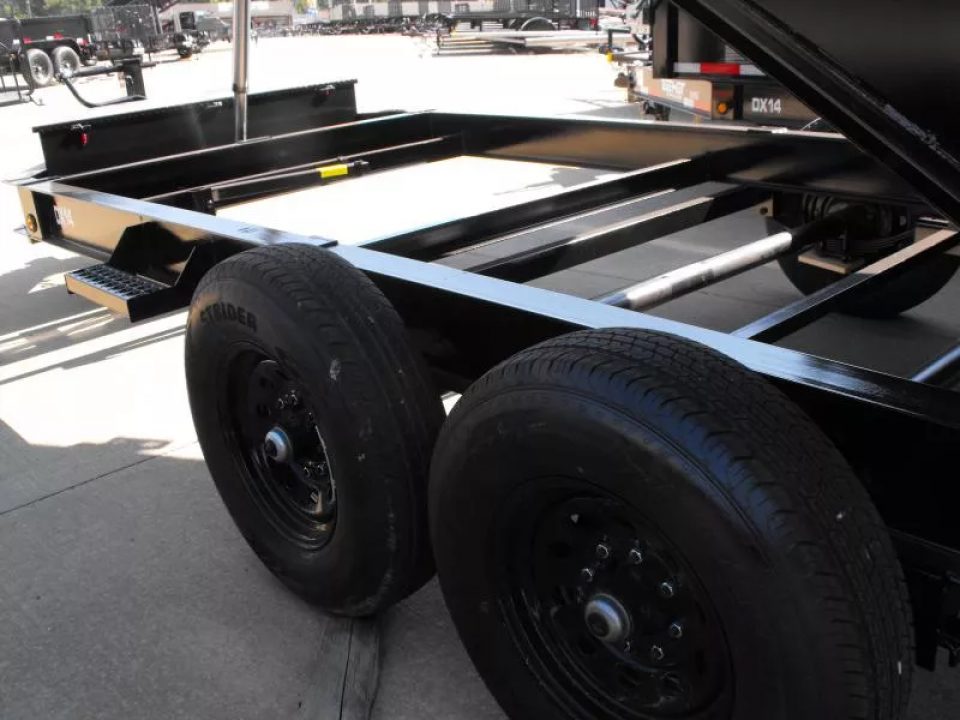 New Dump Trailer Telescopic Lift 83 X 14 Spreader Gate 14000 GVWR