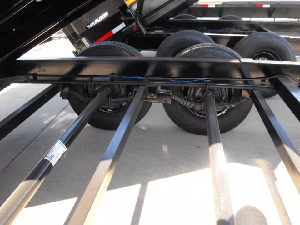 New Dump Trailer 83 X 16 3' Walls Tarp System Dump 14 Ply Tires 30 Watt Solar Pnl