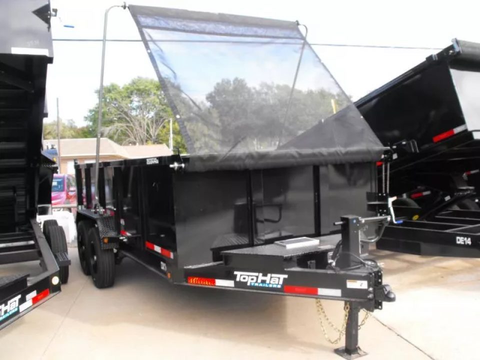 New Dump Trailer 83 X 16 3' Walls Tarp System Dump 14 Ply Tires 30 Watt Solar Pnl