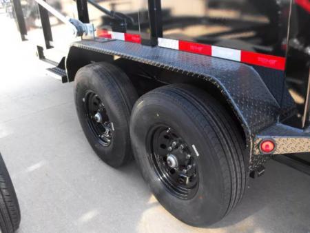 New Dump Trailer 83 X 16 3' Walls Tarp System Dump 14 Ply Tires 30 Watt Solar Pnl