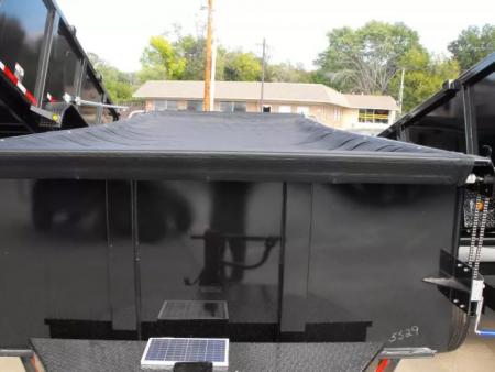 New Dump Trailer 83 X 16 3' Walls Tarp System Dump 14 Ply Tires 30 Watt Solar Pnl