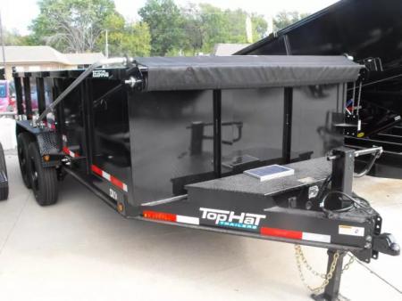 New Dump Trailer 83 X 16 3' Walls Tarp System Dump 14 Ply Tires 30 Watt Solar Pnl