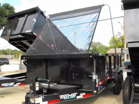 New Dump Trailer 83 X 16 3' Walls Tarp System Dump 14 Ply Tires 30 Watt Solar Pnl
