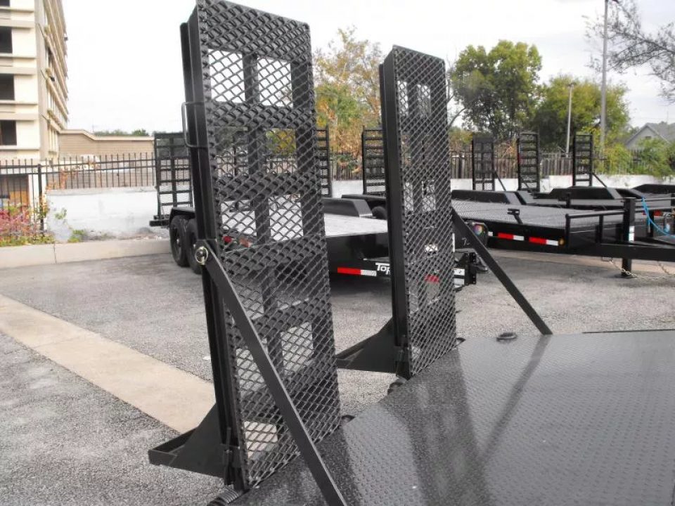 New Equipment trailer   83 X 24   4' Steel Dove (16000 GVWR) Color Metallic Gray