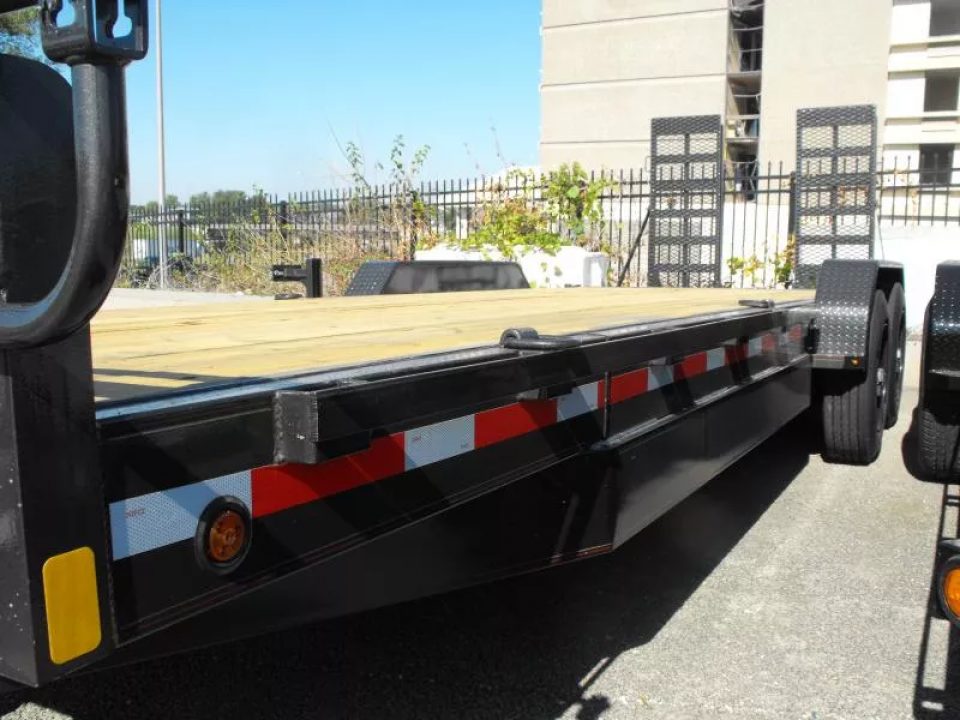 New Equipment trailer   83 X 24   4' Steel Dove (16000 GVWR) Color Metallic Gray