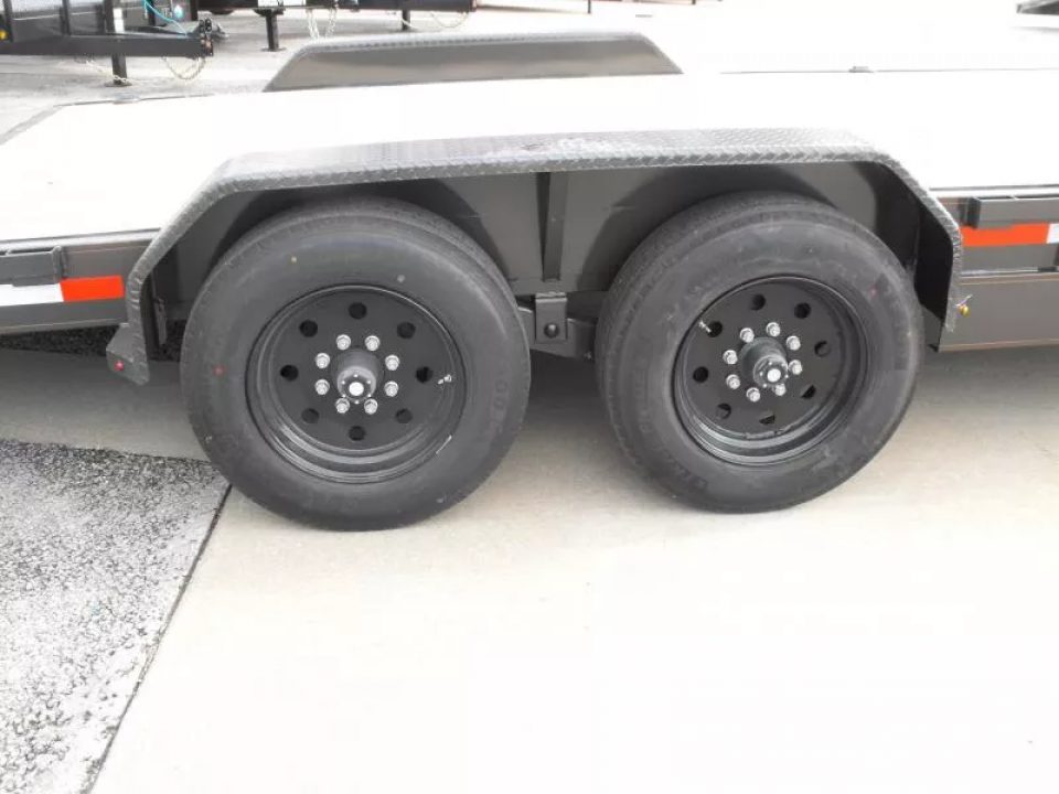 New Equipment trailer   83 X 24   4' Steel Dove (16000 GVWR) Color Metallic Gray