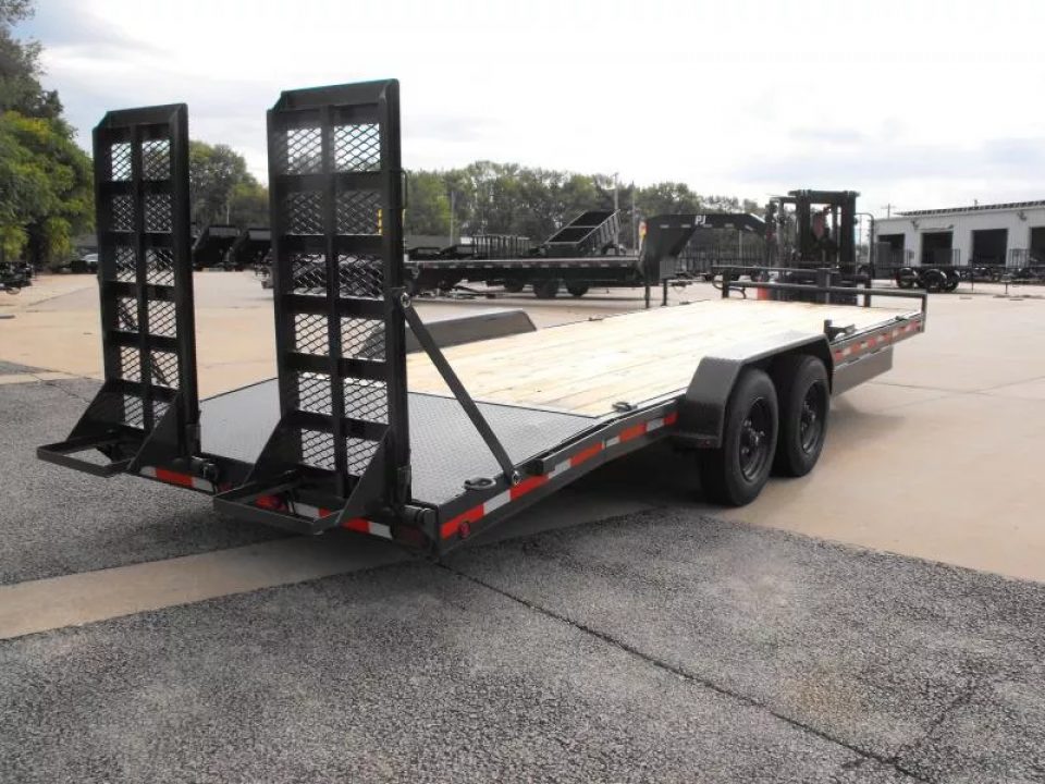 New Equipment trailer   83 X 24   4' Steel Dove (16000 GVWR) Color Metallic Gray