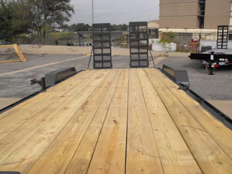 New Equipment trailer   83 X 24   4' Steel Dove (16000 GVWR) Color Metallic Gray