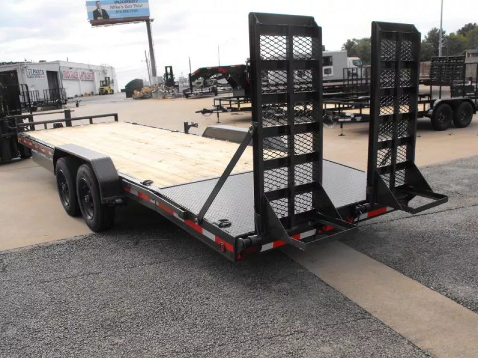 New Equipment trailer   83 X 24   4' Steel Dove (16000 GVWR) Color Metallic Gray