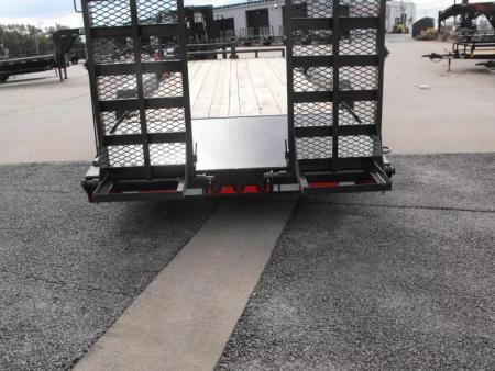 New Equipment trailer   83 X 24   4' Steel Dove (16000 GVWR) Color Metallic Gray
