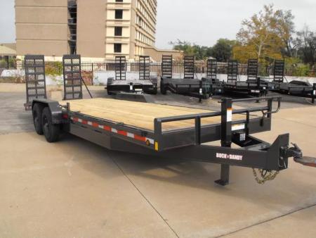 New Equipment trailer   83 X 24   4' Steel Dove (16000 GVWR) Color Metallic Gray