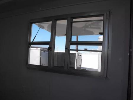 New Enclosed Trailer 7 X 10 barn Door Concession Window 30 Amp Package Color Charcoal