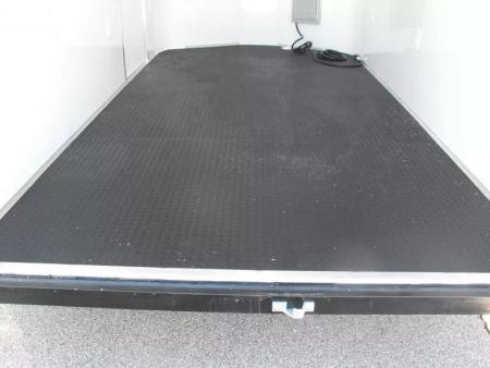 New Enclosed Trailer 7 X 10 barn Door Concession Window 30 Amp Package Color Charcoal