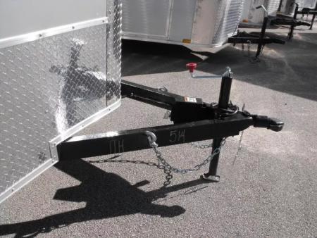 New Enclosed Trailer 7 X 12 Barn Door Concession Window 30 Amp Package Color Silver Mist