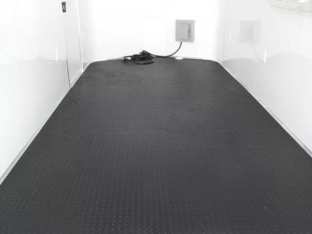 New Enclosed Trailer 7 X 12 Barn Door Concession Window 30 Amp Package Color Silver Mist