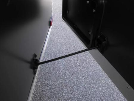 New Enclosed Trailer 7 X 12 Barn Door Concession Window 30 Amp Package Color Silver Mist