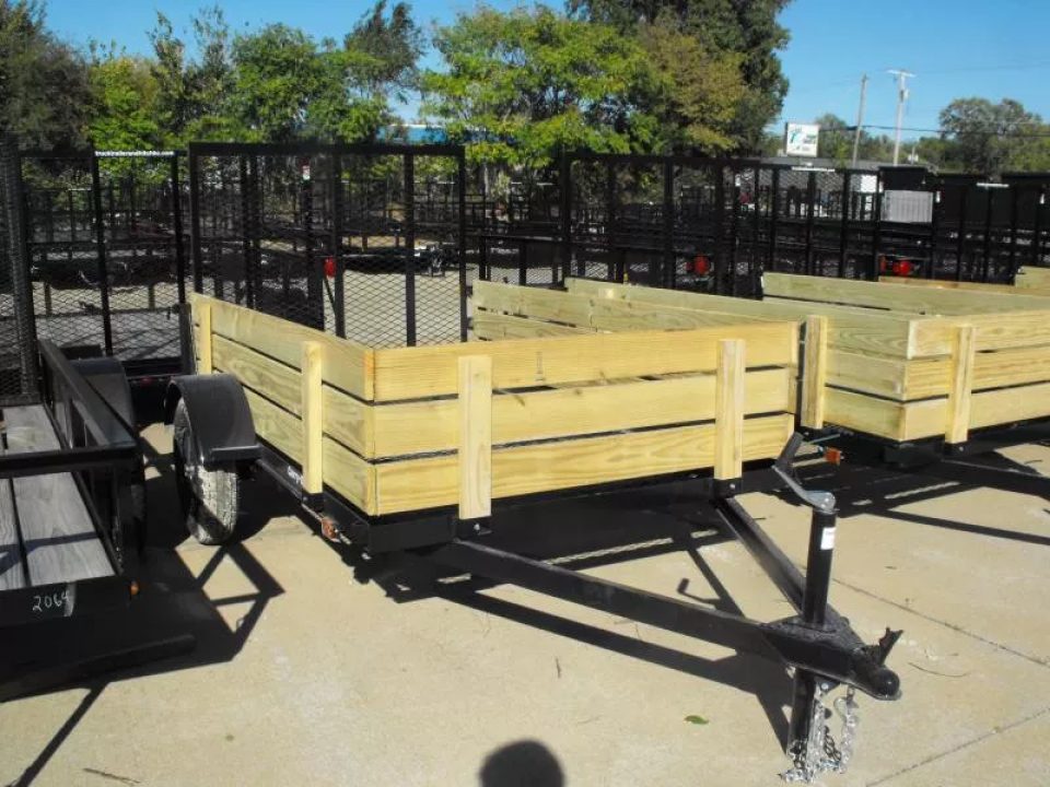 New Utility Trailer 5 X 8  With Ramp Woody