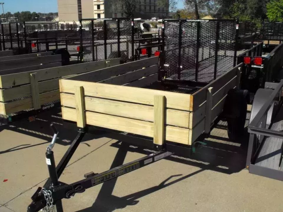 New Utility Trailer 5 X 8  With Ramp Woody