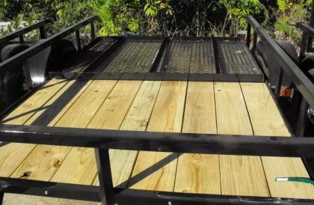 New Utility Trailer 5.5 X 8 Ramp Wood Floor