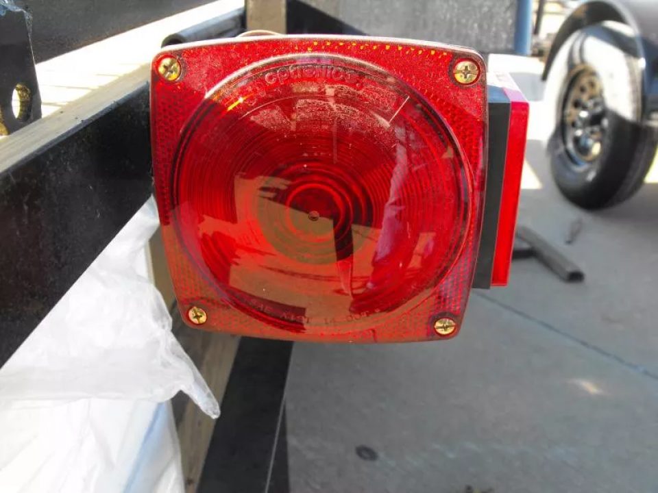 New Utility Trailer 5 X 8 Wood Deck Ramp