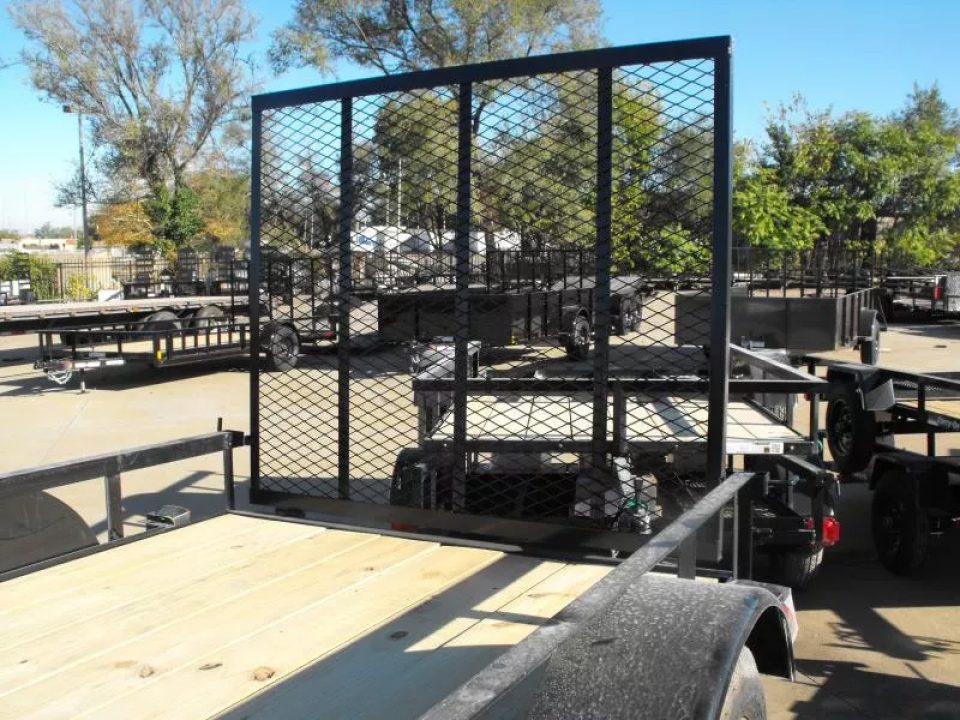 New Utility Trailer 5 X 8 Wood Deck Ramp