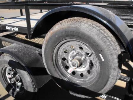 New Utility Trailer 5 X 8 Wood Deck Ramp