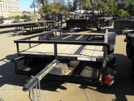 New Utility Trailer 5 X 8 Wood Deck Ramp