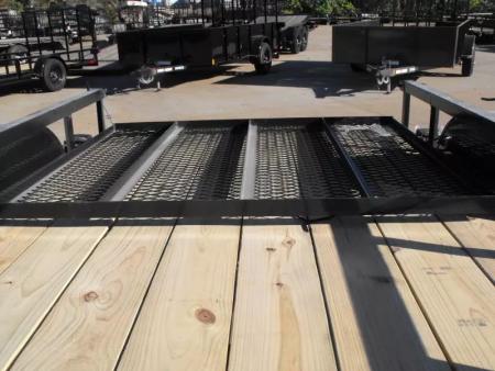 New Utility Trailer 5 X 8 Wood Deck Ramp