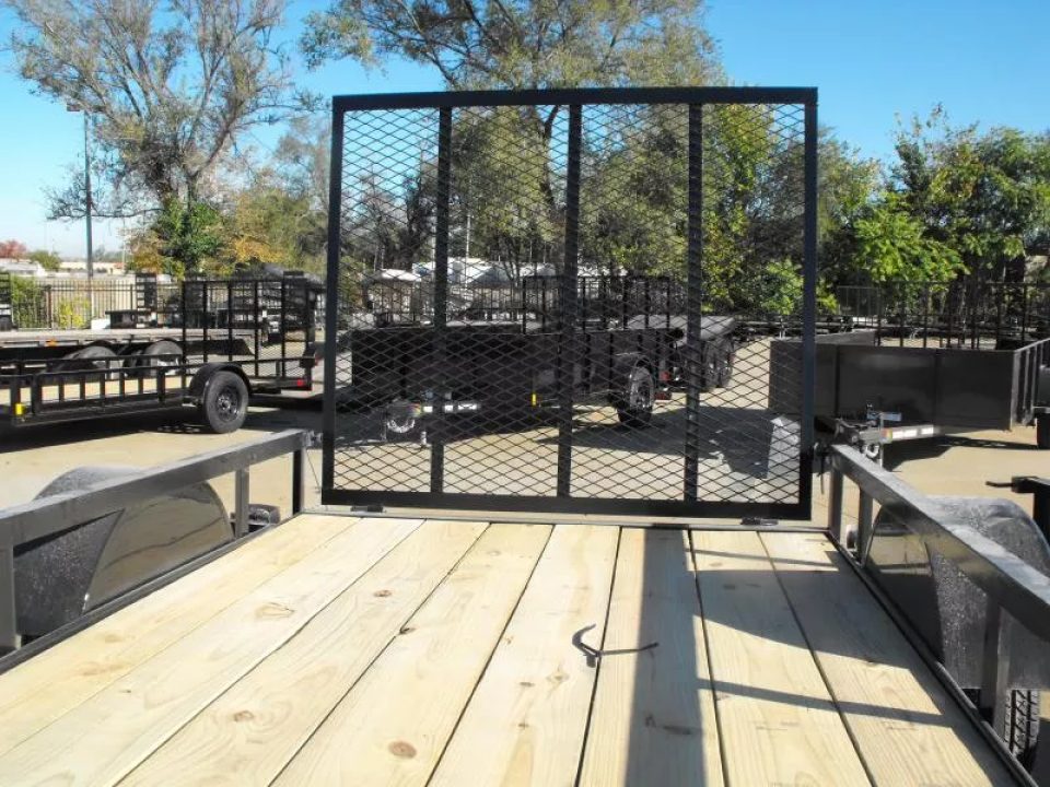 New Utility Trailer 5 X 8 Wood Deck Ramp